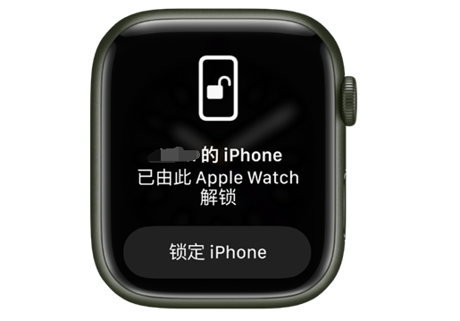 兴隆华侨农场苹果手机维修分享用 AppleWatch 解锁配备面容 ID 的 iPhone方法 