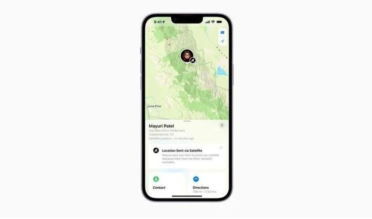 兴隆华侨农场苹果14维修分享iPhone14系列中 FindMy功能通过卫星分享位置方法教程 